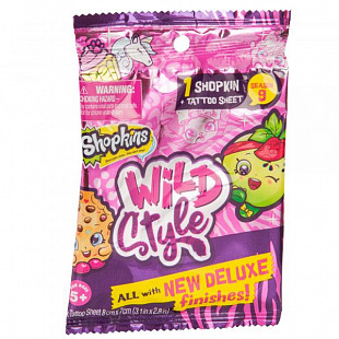 Фольгированный пакетик с 1 героем Shopkins 56693 Сезон 9