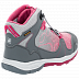Ботинки детские Jack Wolfskin Grivla Texapore Mid G azalea red