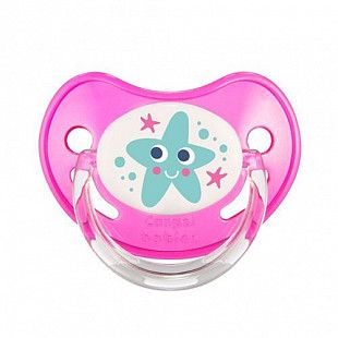 Пустышка анатомическая силиконовая Canpol babies Love&Sea 18+ мес. (22/508) pink