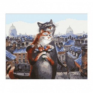 Картина по номерам Picasso Петербургские коты. Белые ночи. PC4050298