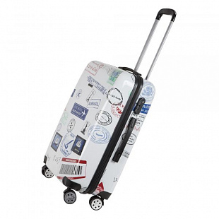 Чемодан средний Polar 24" 2-ой РА021 white