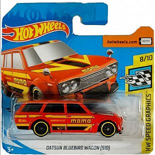 Машинка Hot Wheels Базовой коллекции Datsun Bluebird Wagon (510) 146/250 (5785 GHC90) mainline 2020