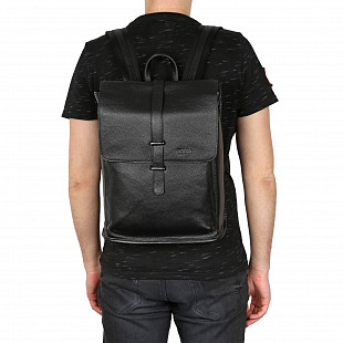 Кожаный рюкзак Polar 9201 black