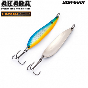 Блесна колеблющаяся Akara Expert Удачная 80 мм 1/SIL BL-UD80-18-1/SIL