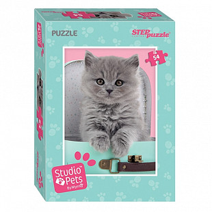 Мозаика Step Puzzle Мирна Котенок в коробке 54 71153