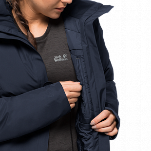 Куртка женская Jack Wolfskin Kiruna Trail Jkt W midnight blue