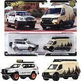 Набор машинок Hot Wheels Mercedes-Benz Sprinter Tourer & '05 Toyota Land Cruiser Prado (HBL96 HRR76)