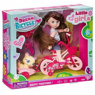 Набор игровой с куклой Dream Bicycle 63003
