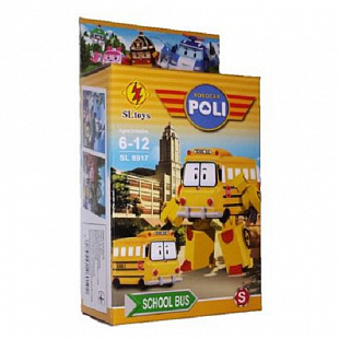 Конструктор Robocar Poli Школьный Автобус 8917 