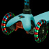 Самокат-кикборд Novatrack Disco-kids Black/Blue 120H.DISCOKIDS.BBL7