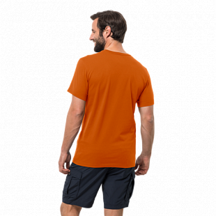 Футболка мужская Jack Wolfskin Slogan T Men desert orange