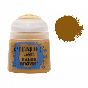 Краска для миниатюр Games Workshop Layer: Balor Brown 22-43