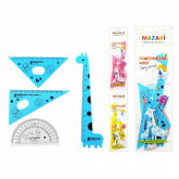 Набор чертежный Mazari Funny Animals М-5576