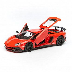 Коллекционная машина Bburago 1:24 Lamborghini Aventador LP750-4 SV (18-21079) red