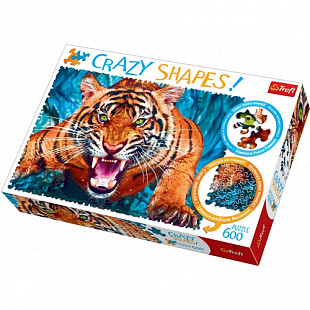 Пазл-Crazy Shap Trefl Лицом к лицу с тигром 11110