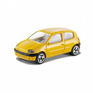 Машинка Bburago 1:43 Renault Clio (18-30001/18-30011) yellow