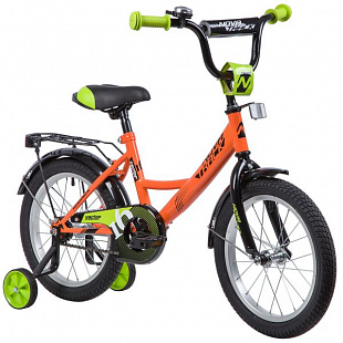 Велосипед Novatrack Vector 16" (2019) Orange/Green 163VECTOR.OR9