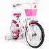 Велосипед Tech Team Merlin 16" 2021 white/pink