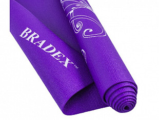 Коврик для йоги и фитнеса Bradex SF 0405 173*61*0,4 с рисунком Виолет