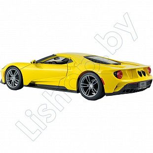 Масштабная модель автомобиля Maisto 1:18 Ford GT 2017 (31384) yellow