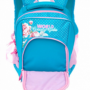 Рюкзак школьный GRIZZLY RG-866-2 /1 light blue