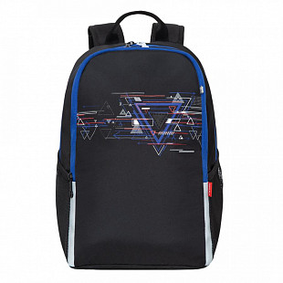 Рюкзак школьный GRIZZLY RB-151-2 /1 black/blue