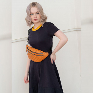 Поясная сумка женская Ors Oro OPS-0159 terracotta