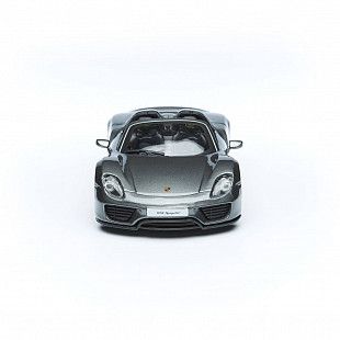 Коллекционная машина Bburago 1:24 Porsche 918 Spyder (18-21076) gray