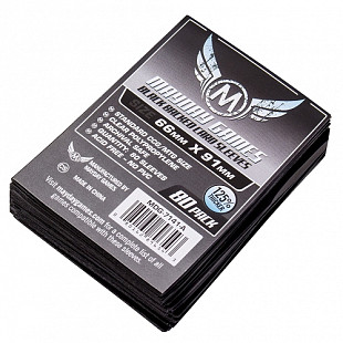 Протекторы для карт Mayday Games Стандарт 66х91 мм 80 шт Black MDG-7141A