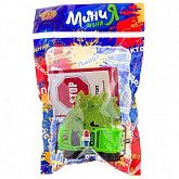Набор игровой  YAKO "дорожное движение" с инерционной машиной и 6 карточек на знание дорожных знаков М7176 green