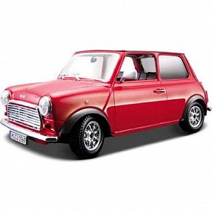 Коллекционная машина Bburago 1:32 Mini Cooper (18-43206) red