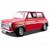 Коллекционная машина Bburago 1:32 Mini Cooper (18-43206) red
