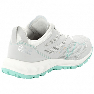 Кроссовки женские Jack Wolfskin Woodland Vent Low W light grey / light green