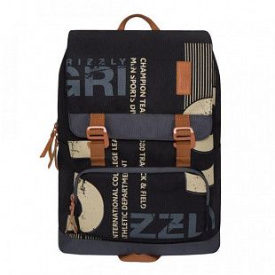 Рюкзак для мальчика GRIZZLY RU-929-1 black/grey