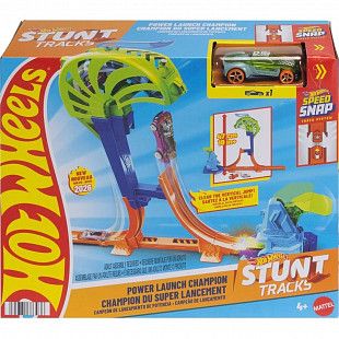 Игровой набор Hot Wheels Stunt Tracks (JLM90 JHK75)