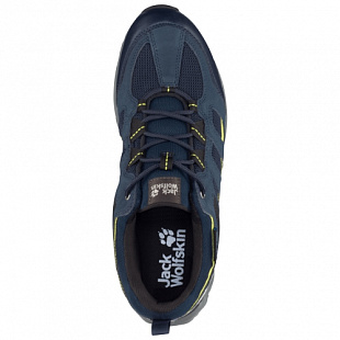 Кроссовки мужские Jack Wolfskin Vojo Hike Xt Vent Low M dark blue / lime