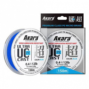 Шнур Akara Ultra Cast PE Micro Braid Blue