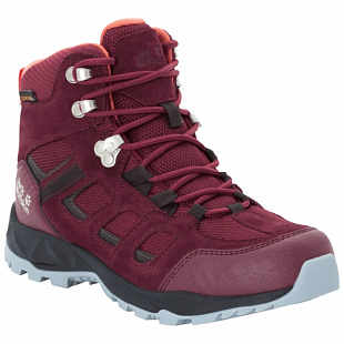 Водонепроницаемые кроссовки женские Jack Wolfskin Vojo Hike Xt Texapore Mid W burgundy / phantom