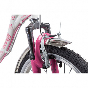 Велосипед Novatrack Butterfly 20" (2019) White/Pink 20SH6V.BUTTERFLY.PN9