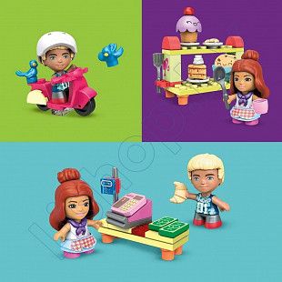 Конструктор Mega Construx Barbie Локации Пекарня (GWR32)