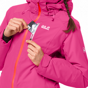 Куртка женская Jack Wolfskin Big White Jacket W pink fuchsia