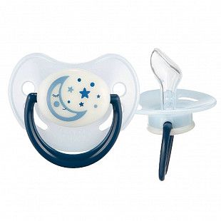Пустышка Canpol babies Night Dreams Силиконовая Ортодонтическая 0-6 мес. (22/500) blue