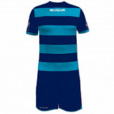 Футбольная форма Givova Rugby KITC42B blue/bluish