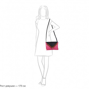 Женская сумка Pola 7140 dark pink