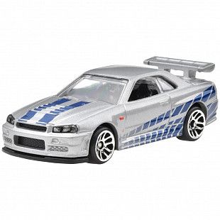 Машинка Hot Wheels Fast & Furious Brian o´Conner Nissan Skyline GT-R R34 (HNR88 JBY31)
