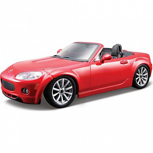 Сборная модель автомобиля Bburago 1:24 Mazda MX-5 Miata (18-25082) red