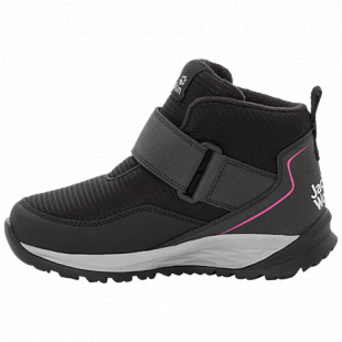 Полуботинки детские Jack Wolfskin Polar Wolf Low Vc K black / grey