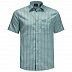 Рубашка мужская Jack Wolfskin El Dorado Shirt Men emerald green checks