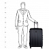 Чемодан средний Polar 25" 3-ой Р1145 dark grey