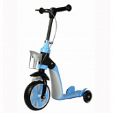 Каталка-самокат Chi Lok bo 2 в 1 light blue